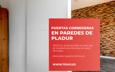 Instalar puertas correderas en paredes de yeso laminado