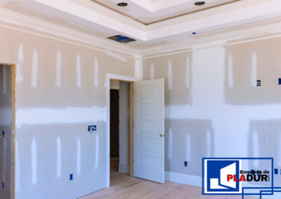 tabique pladur con puerta