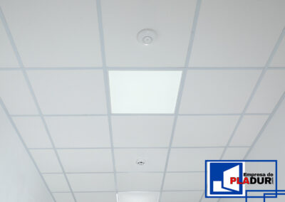 techo registrables acustico blanco